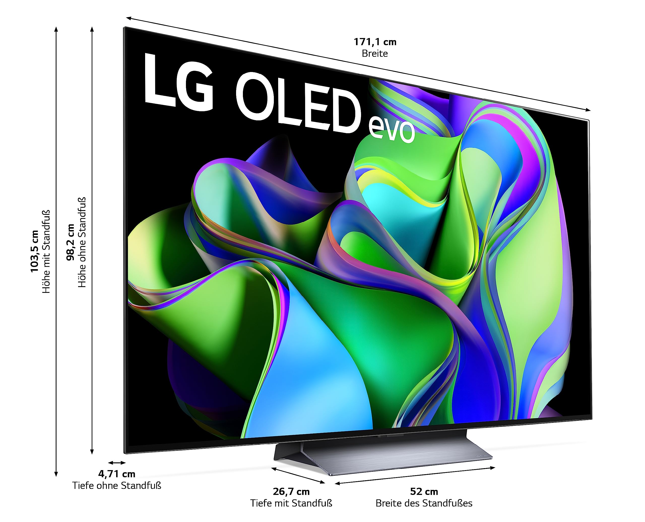 Lg OLED77C37LA TV 195 cm (77 Zoll) OLED evo Fernseher (Smart TV – Bild 3