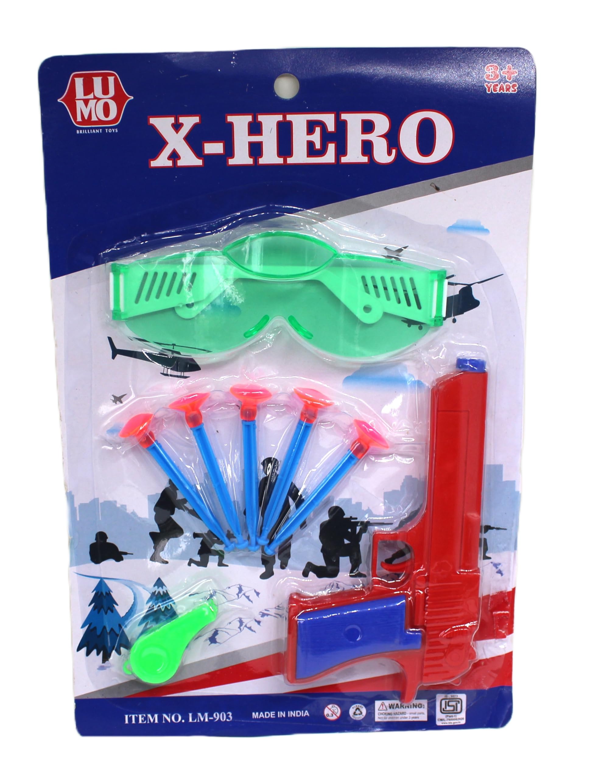 Neoinsta Medium Size Plastic Realistic Manual Gun Toy for Kids with 3 Free Soft Foam Bullets|Weapon Toy|Pistol Toy|Single Barrel|Shooting Gun Toy (red) - Image 3 thumbnail