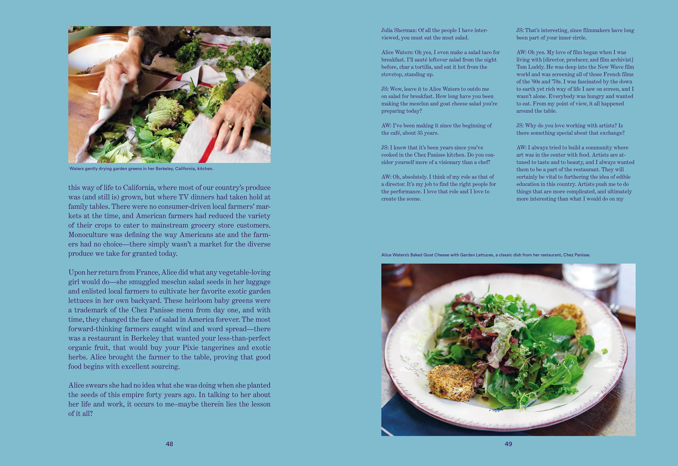 Salad for President: A Cookbook Inspired by Artists