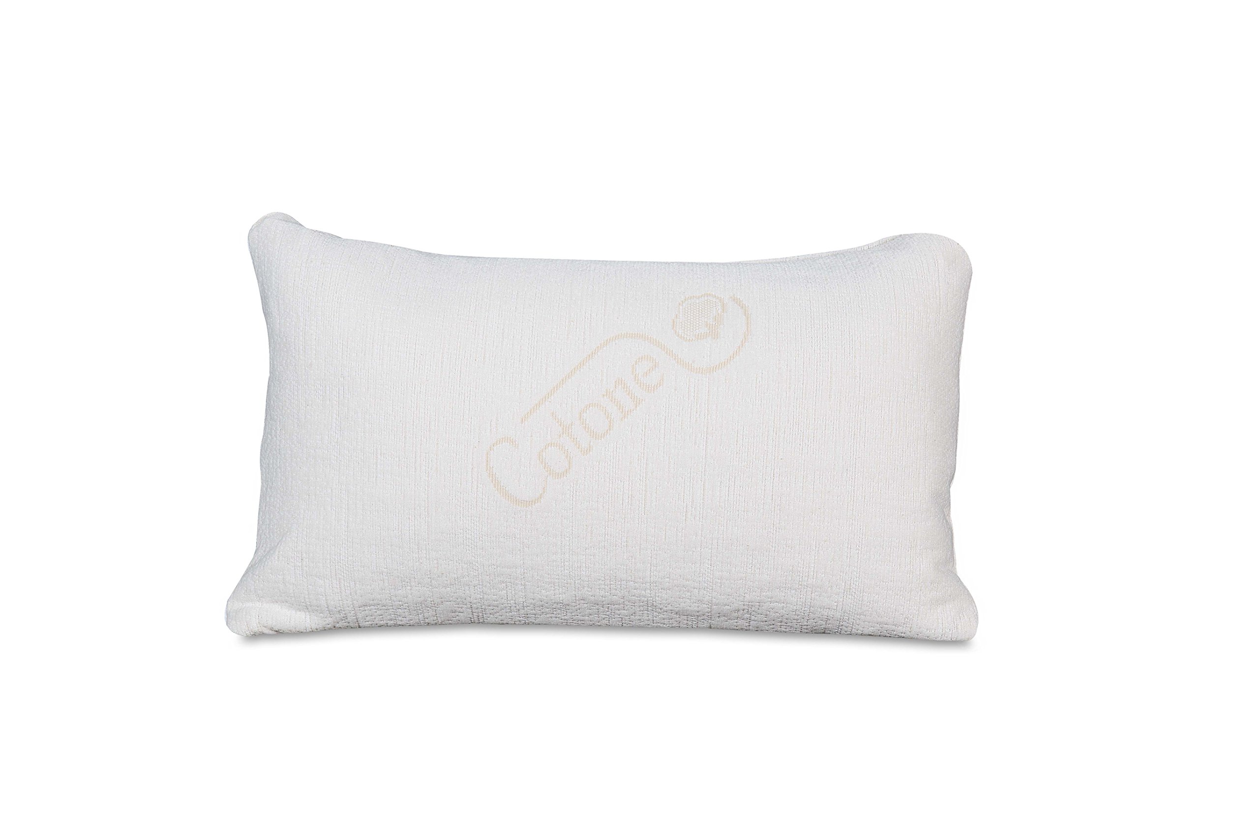 Evergreenweb - Cuscino in Memory Foam per Bambini 30x50 Alto 4 cm, Guanciale Baby per Culla o Lettino Doppia Fodera in Cotone 100% Sfoderabile e Lavabile Tessuto Traspirante Antibatterico Anallergico