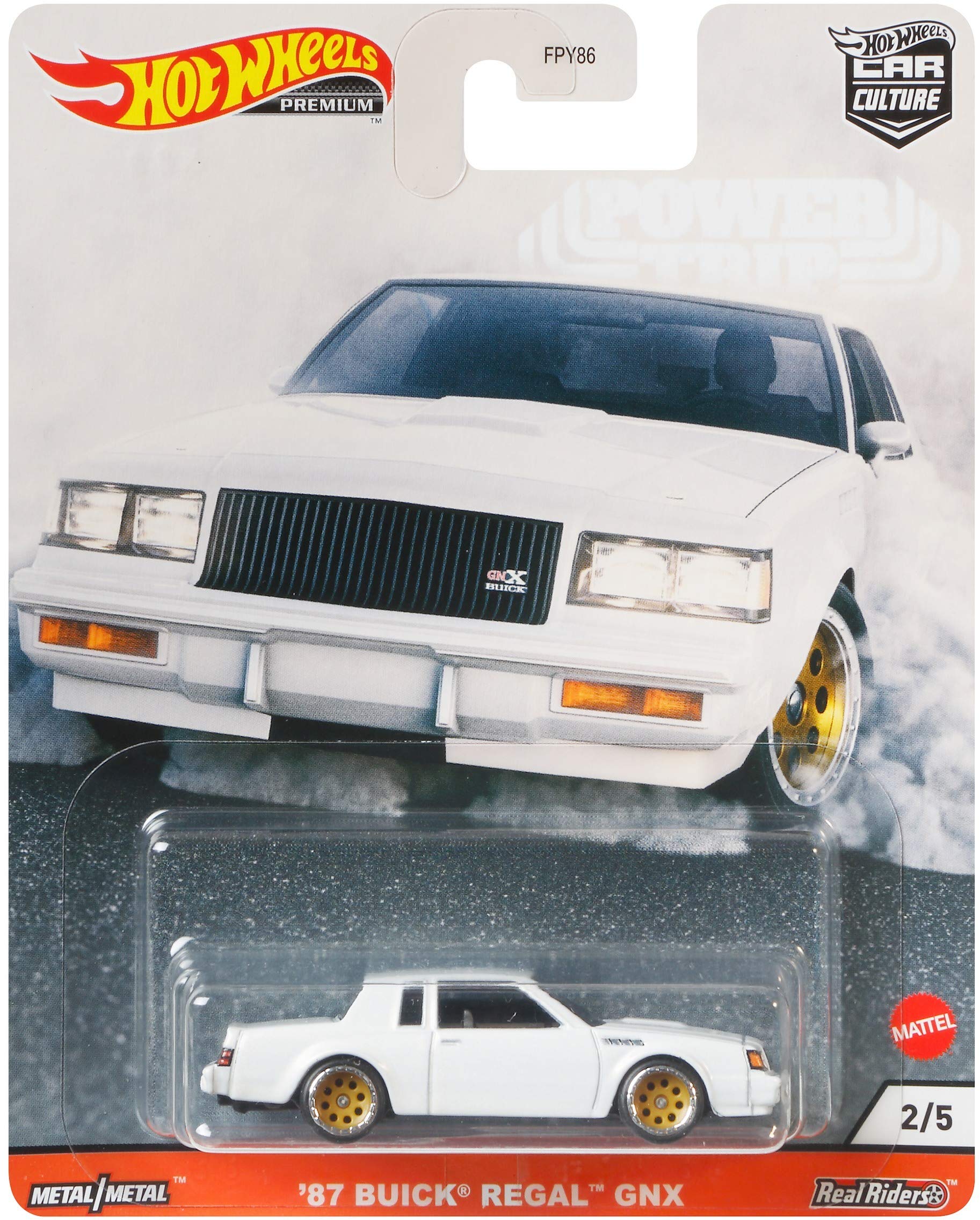 Amazon.co.jp: Hot Wheels '87 Buick Regal GNX, [White] 2/5 Power