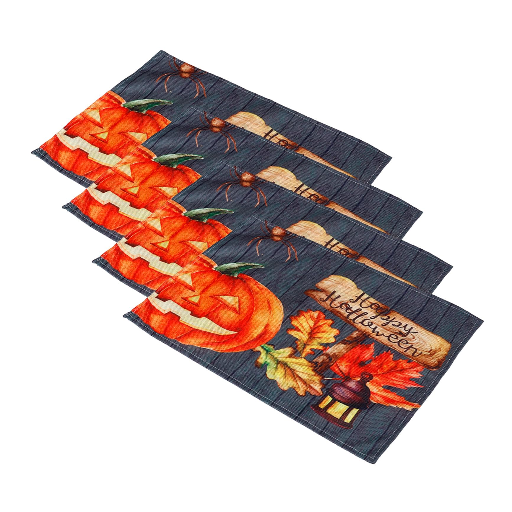 Set de table Halloween citrouille UPKOCH idéal pour vos repas d'automne en famille