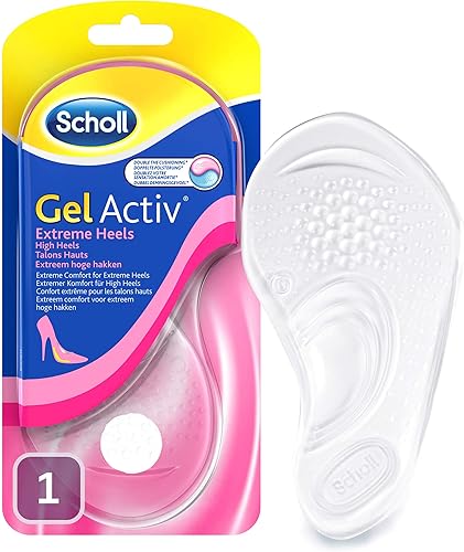 Scholl Plantillas Gel Activ Comfy Heels, UK 3-7.5