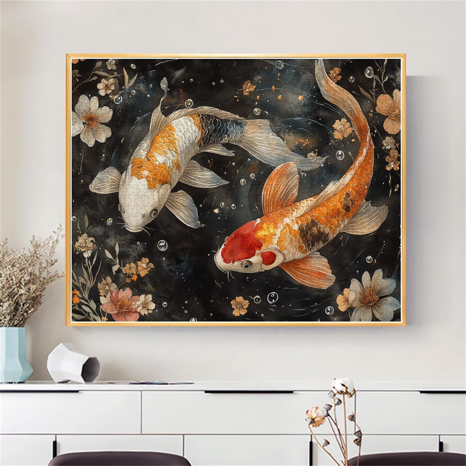 Puzzle Erwachsene 2000 Teile Fisch Tier Educa Jigsaw für Kinder ab 8 Jahren Mädchen Jungen, Erwachsene Impossible Klassische Puzzles Schwer, Anspruchsvoll Spielspaß, Als Familienspiel 70x99cm t-982