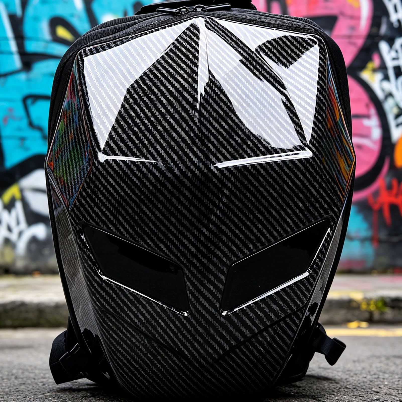 Mochila para Moto Casco Bolsa, Pantalla Programable, para Viajes en Motocicleta