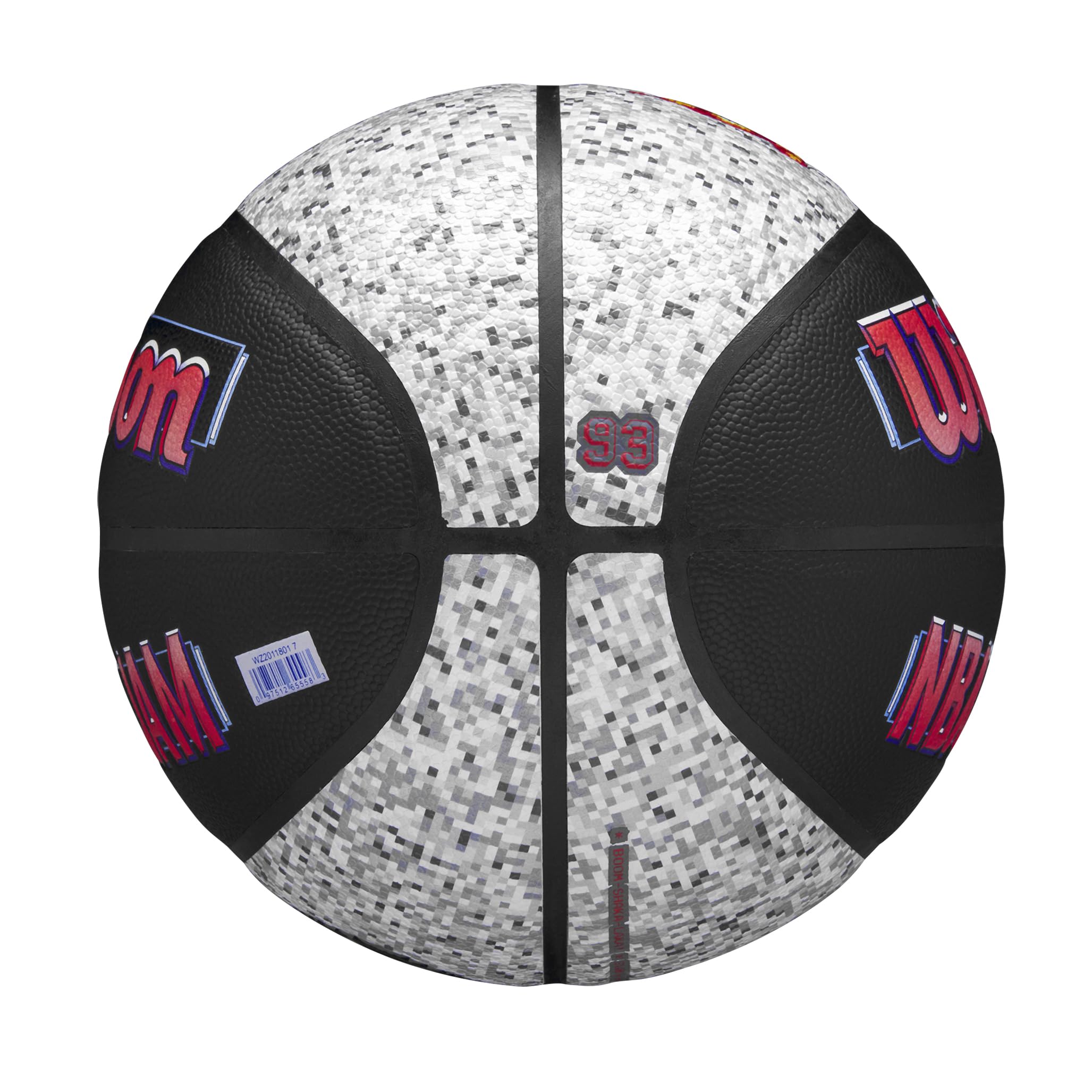 Wilson NBA Jam Basketball, Indoor/Outdoor, Black / Grey, 7 - Image 4