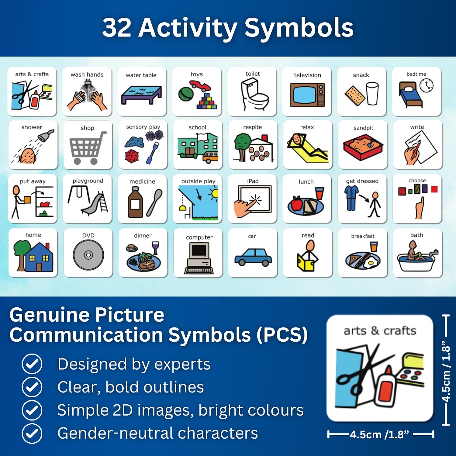 Transitions Bundle - Visual Schedules for Kids - Support Transitions Between Activities - Premium Durable Plastic, Autism, ASD (English) image 2