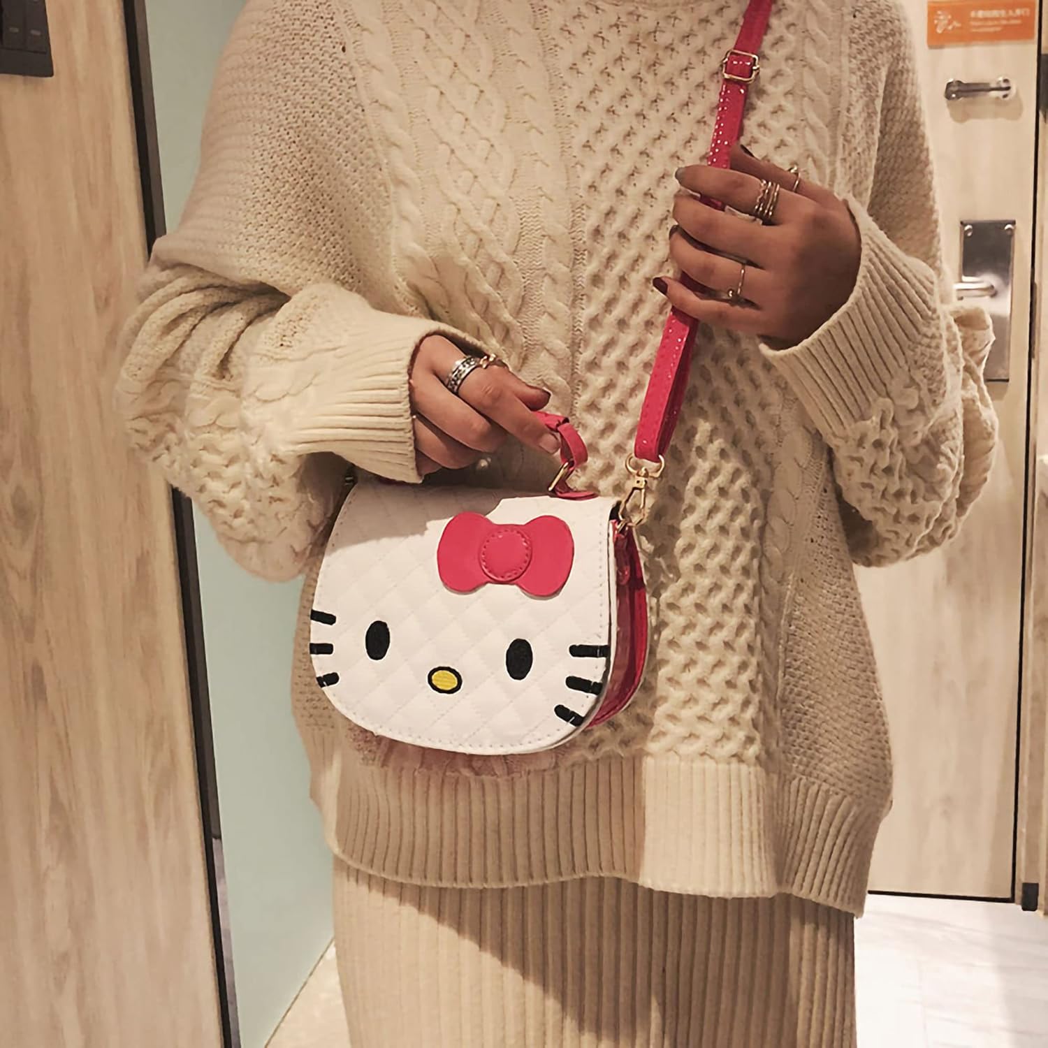 Kawaii cat Purse, cute cat purse,Cute Crossbody Bag, Kawaii Wallet, cute wallet, Kawaii Crossbody Bag for child girls women - Image 2