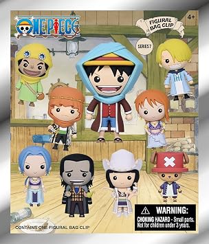 One Piece Series 7 5" Collectible Bag Clip Blind Bag ONE Random Figure Anime Character Keychain/Backpack Accessory | Official Licensed Merchandise