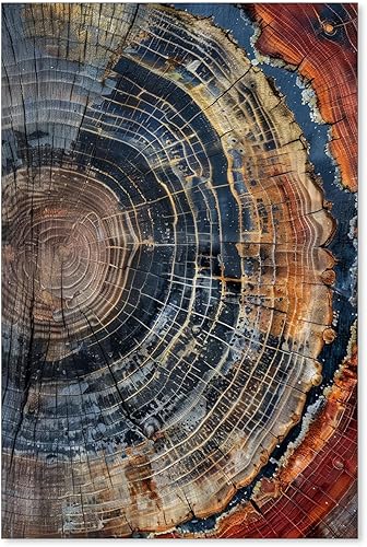 Miniatura 29 de Medpol Lienzo retro rojo abstracto de ojos para pared, póster hippie trippy, citas de afirmación, decoración de pared de los años 60 y 70,