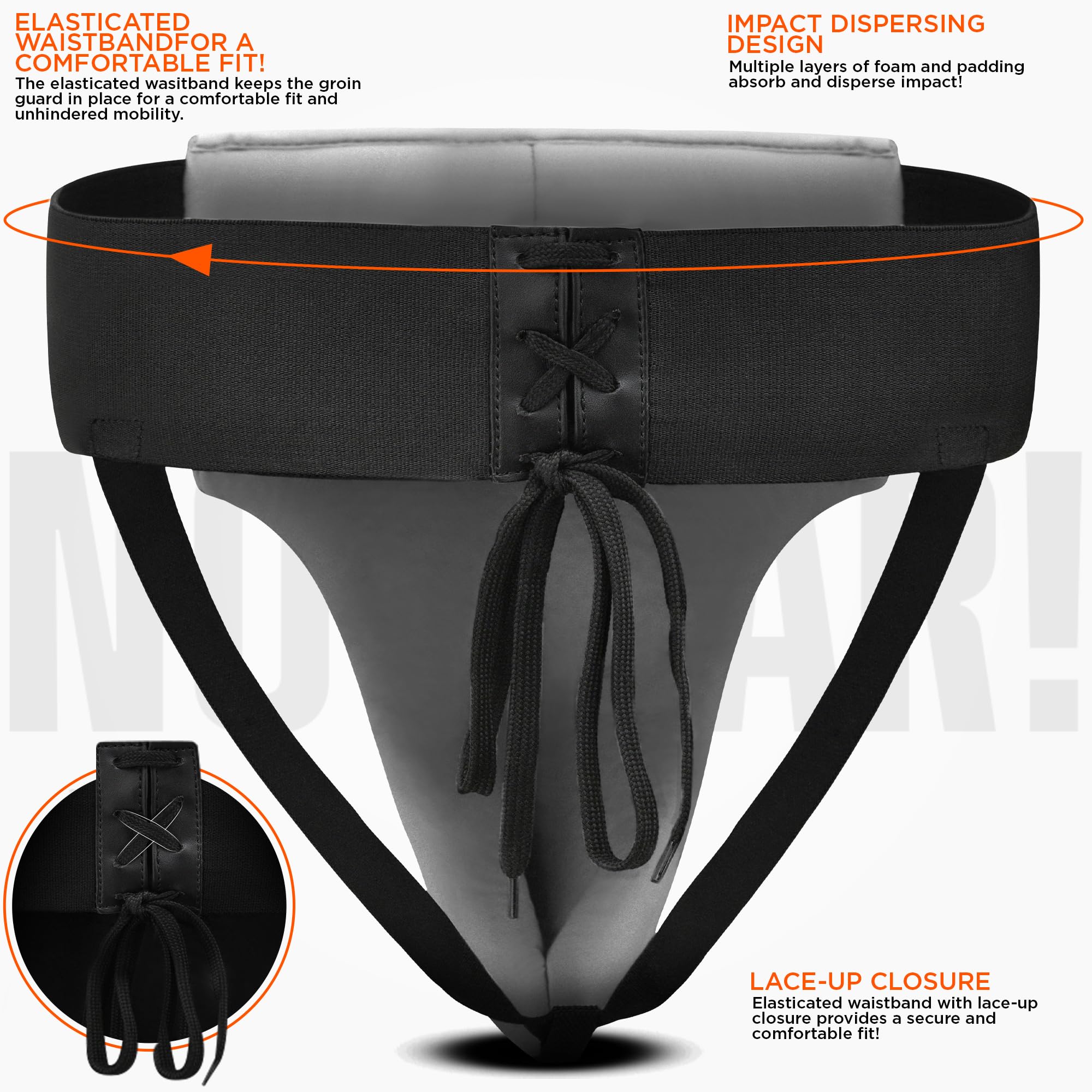 RDX Conchiglia Boxe MMA Uomo Sport Protezione Combattimento Arti Marziali Suspensoir Muay Thai Kick Boxing