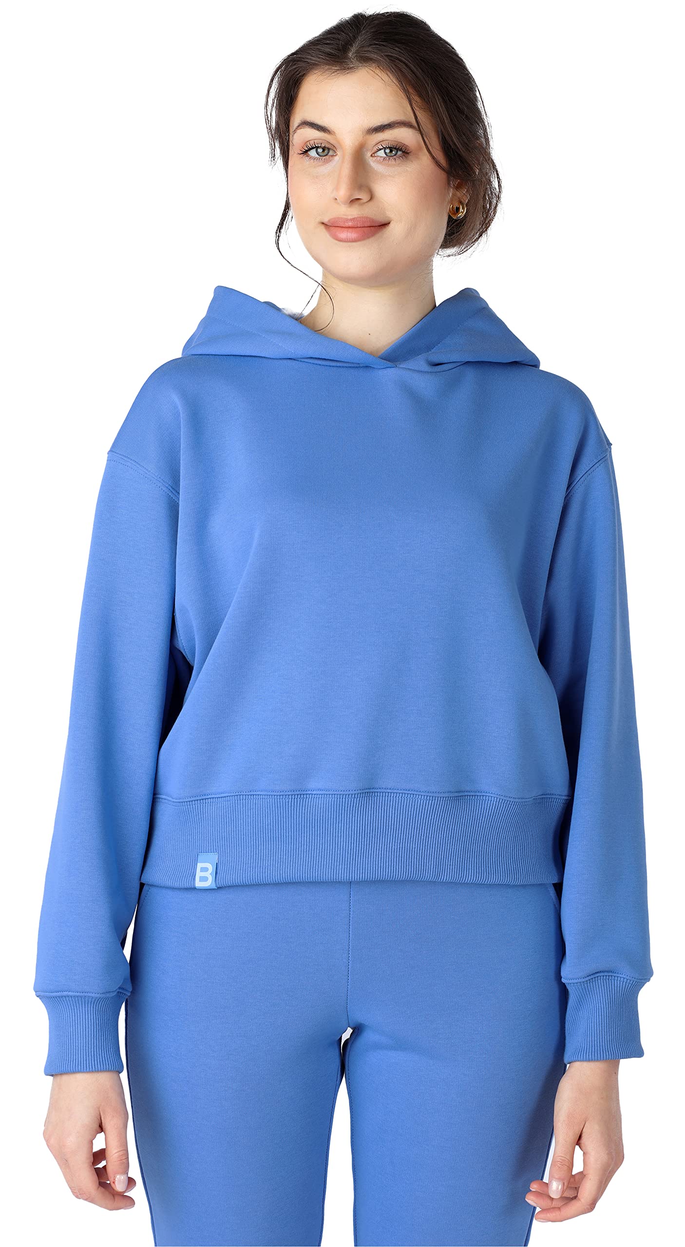 Bellivalini Kapuzenpullover Damen Sportanzug Oberteil Jogging Pullover BLV208