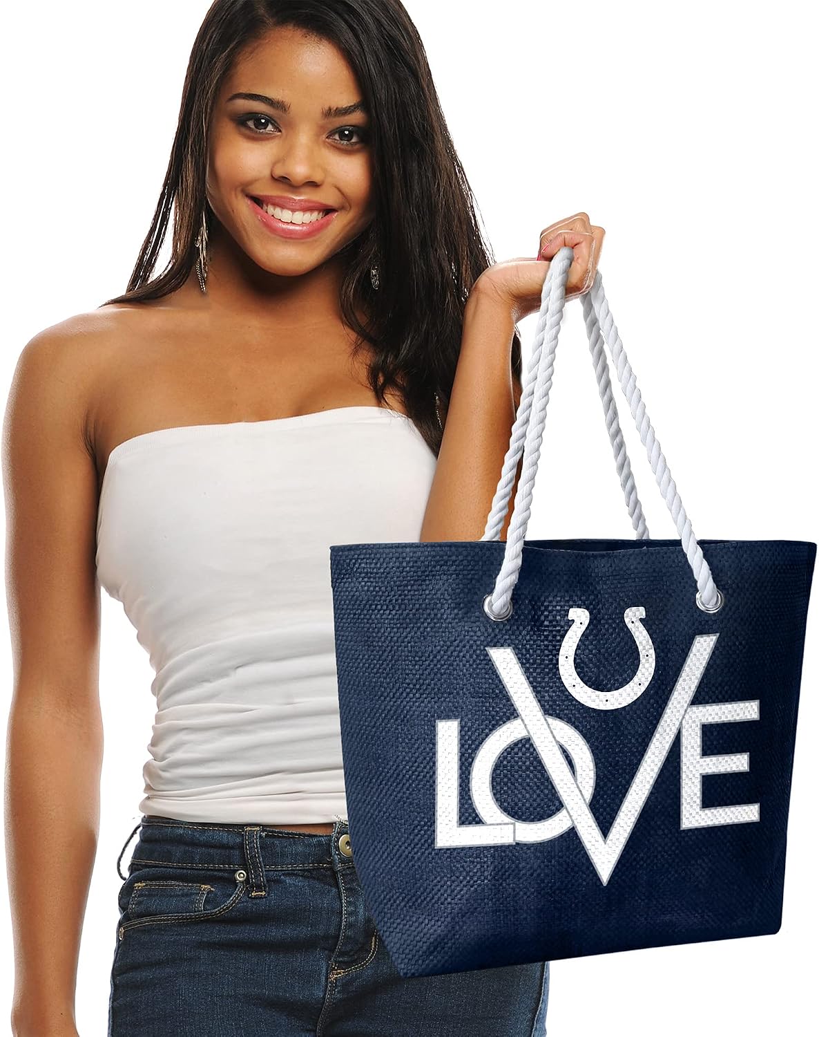 Littlearth NFL Love Tote Bag - Officially Licensed Teams