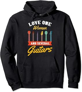 Guitarra graciosa, amor, una mujer, regalo de música clásica Sudadera con Capucha