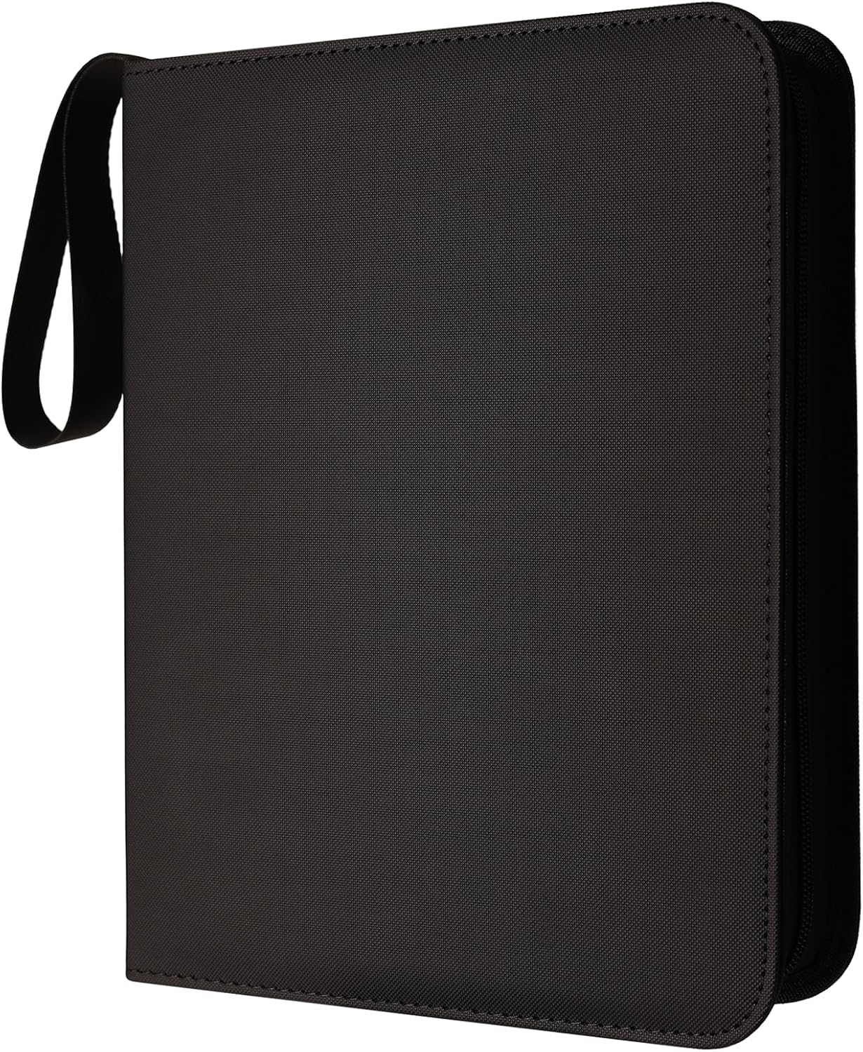 Toploader Binder 4 Pockets, Portable Trading Card Binder Holder Albums Book For Sports, Trading, And Gaming Cards Black - Total 144 Pockets