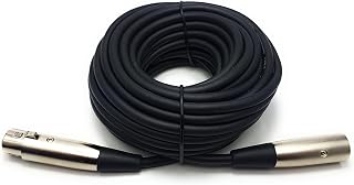 MainCore 10m long XLR Male To XLR Female Socket Microphone, Instrumental Cable Lead Compatible With Amplifiers,Mixer,Speakers & Other Pro Recording (Available in 0.5m, 1m, 2m, 3m, 5m, 6m, 10m) (10m)