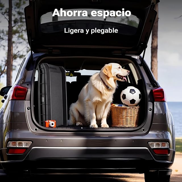 Foto 6 de 8 de Wiltec Rampa para Perros 155 x 40 cm hasta 90 kg, Plegable, Antideslizante con nódulos
