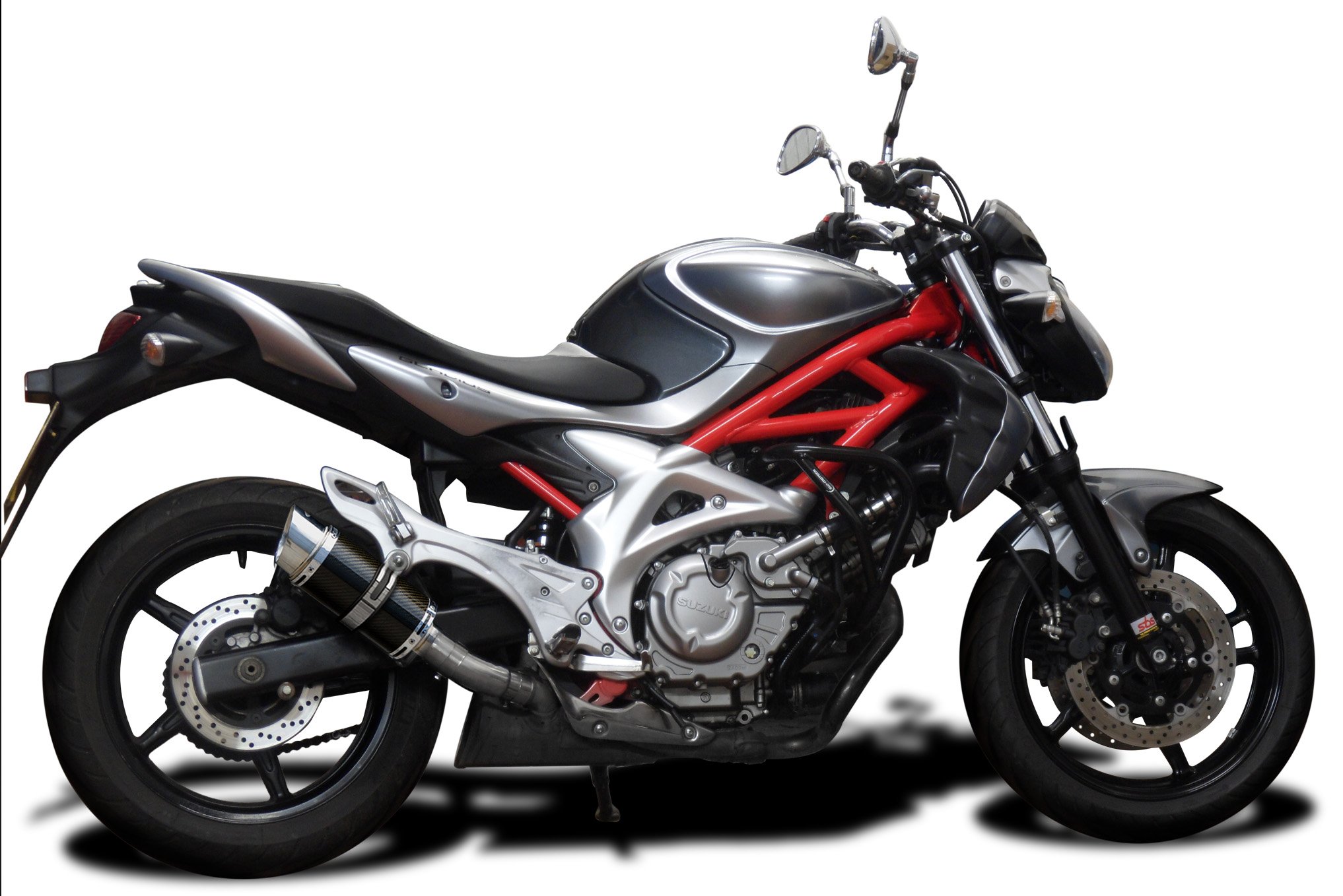 Amazon | DELKEVIC スリップオンカーボンマフラー☆SUZUKI SFV650