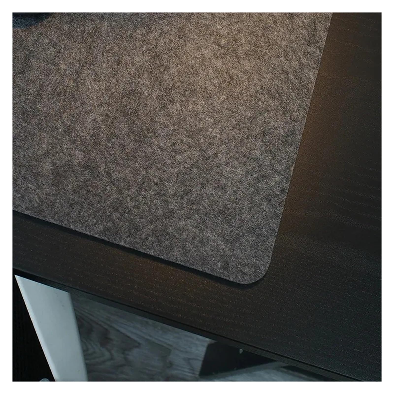 Fieltro Adhesivo Alfombrilla de ratón for Escritorio Fieltro Lana | Oficina en casa del cojín del ordenador portátil del teclado del juego antideslizante XXL(LightGray,80x40 cm)
