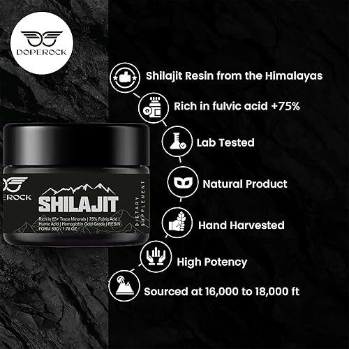 Miniatura 8 de Aumenta tu energía, fuerza y resistencia con este potente paquete de resina Shilajit y muñequeras
