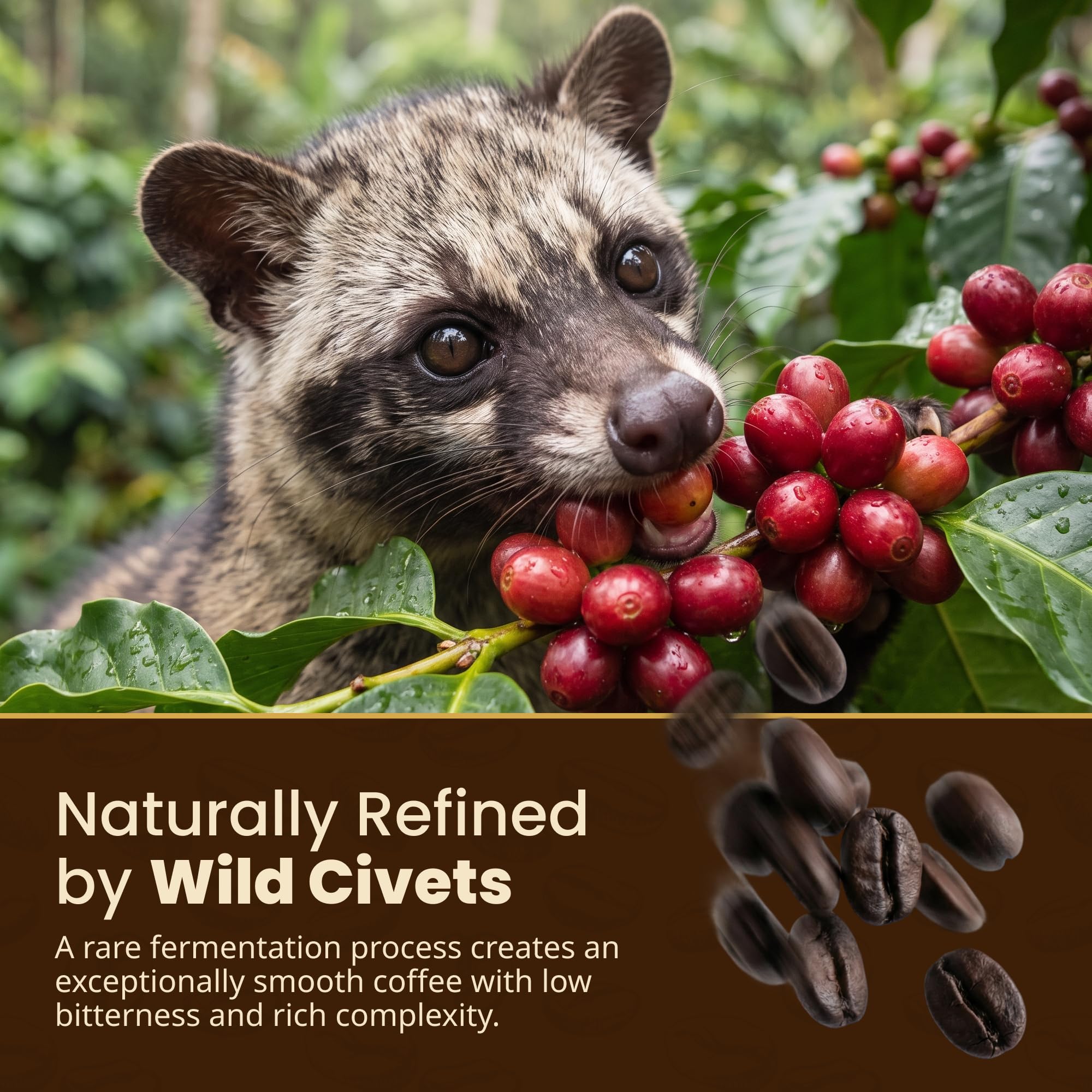 Amazon.com: Gate to Nature Kopi Luwak Arabica Beans (Black Label