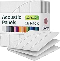 Vista 7 de Paneles insonorizantes de alta densidad para pared, forma hexagonal, paquete de 12 unidades de 14" x 12.1" x 0.4", color naranja de los años 70 70'S