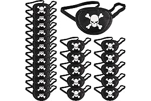 Pirate Eye Patches 24-Pack: Enhance Your Halloween Revelry