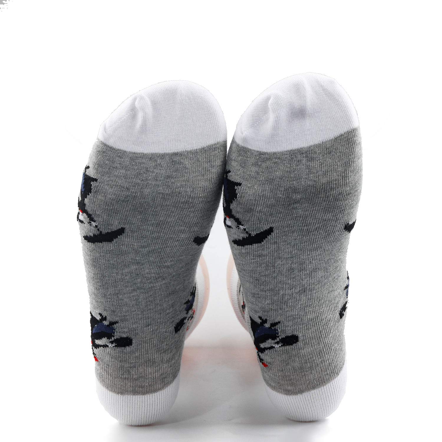 TSOTMO 2 Pairs Inspire Gift Practically Musical Socks For Lovers of Stage Play Novelty Crew Socks
