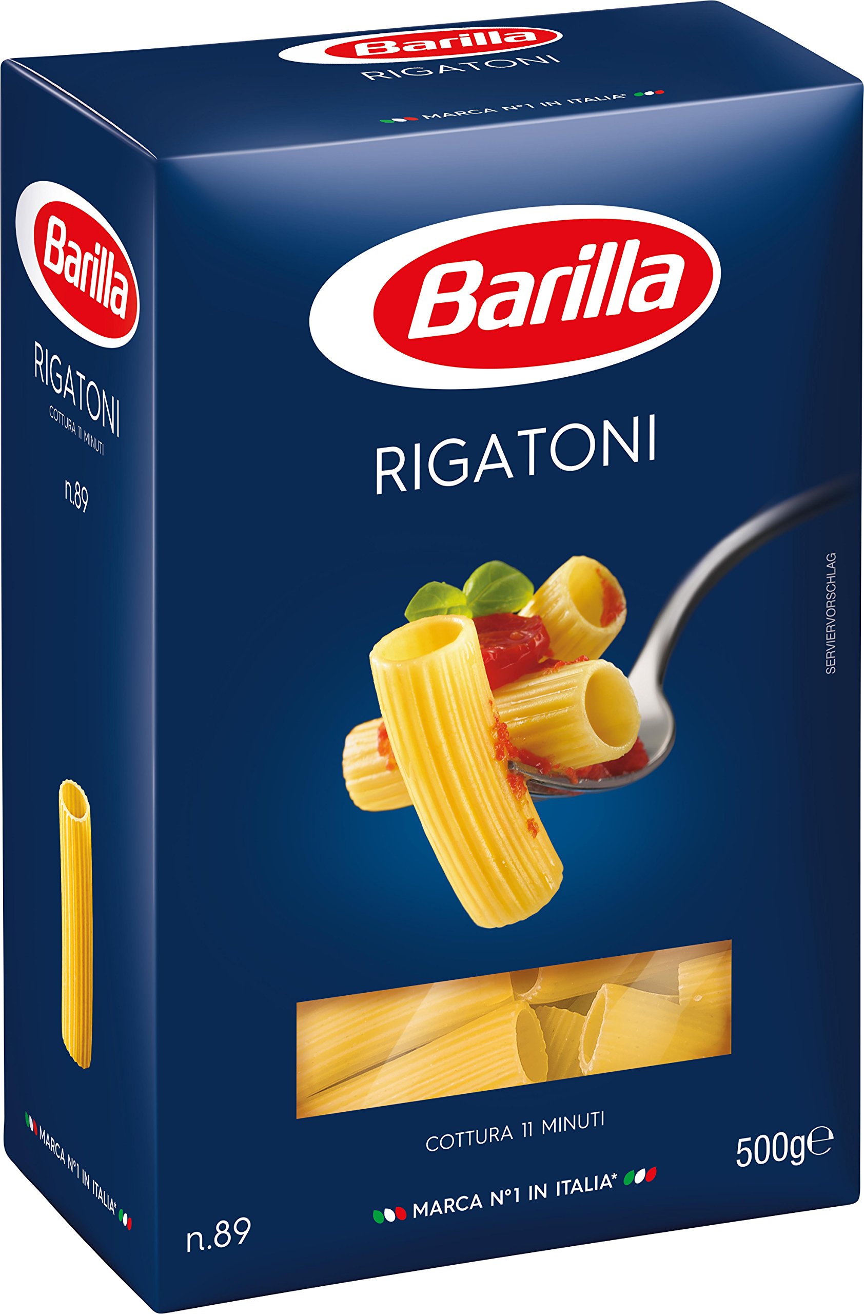 Barilla Pasta Rigatoni n. 89, 10er Pack (10x500g)