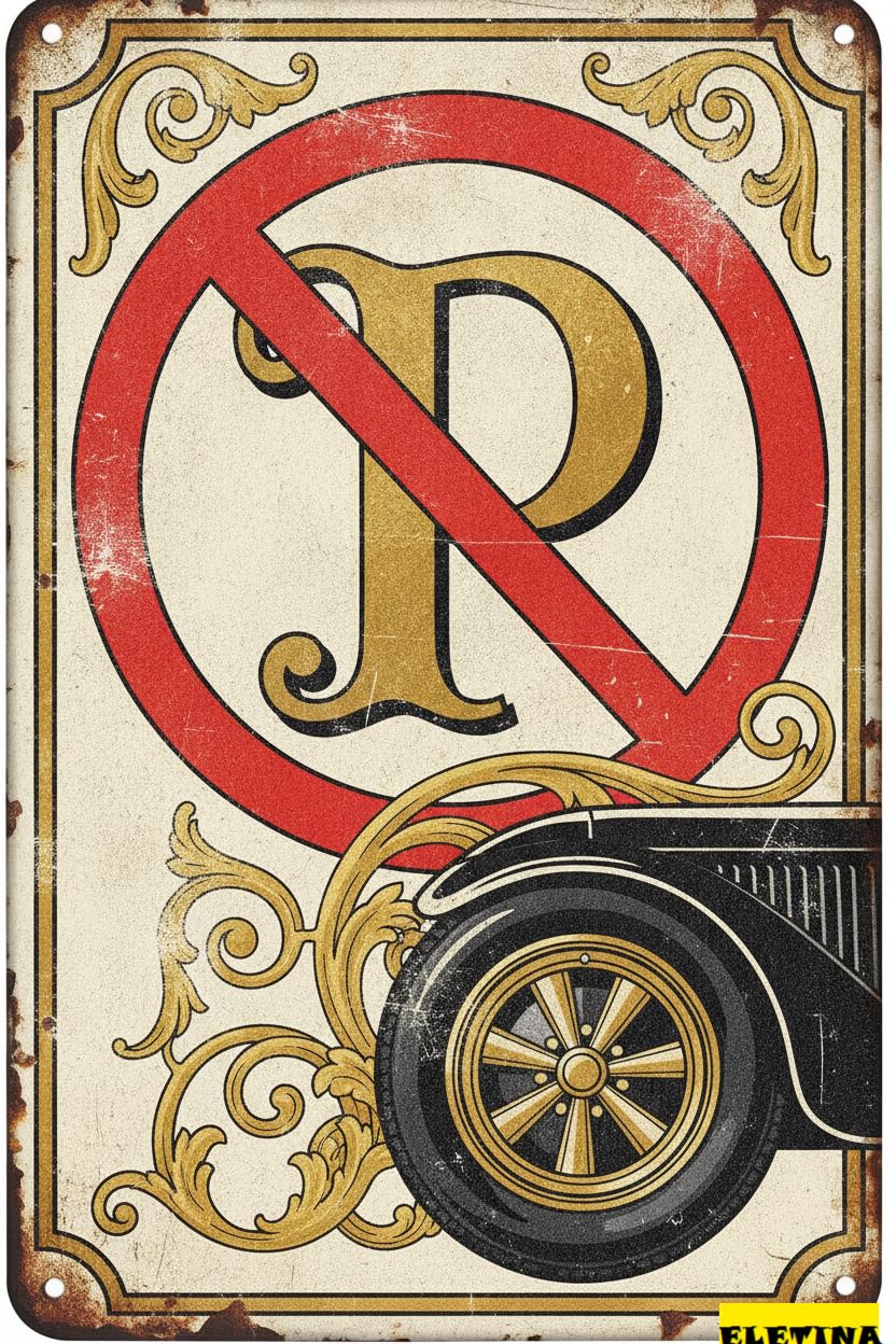 Personalized Sign for Man Cave Warning No Parking Metal S Caution Safety Metal S Yard Road Street Gate Fence 8x12in Business Road Decor Metal Art Private Property Decorative