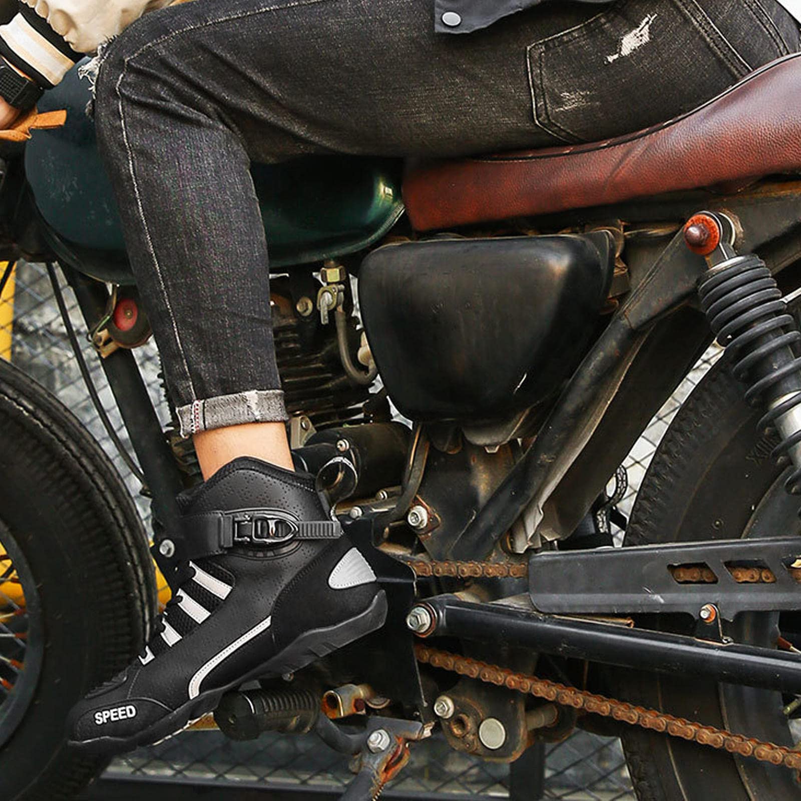 レーシングブーツ　バイク用 Amazon.co.jp: レーシングブーツ バイク用ブーツ メンズ