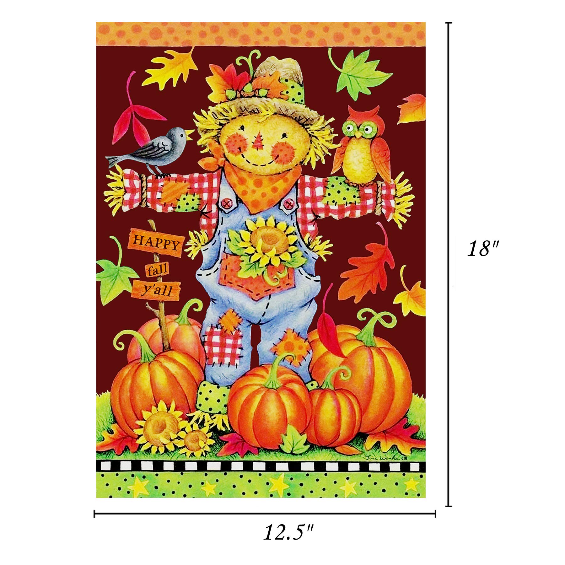 DECORLUXES Herbst-Thanksgiving Flaggen-Set – 2 Flaggen, Doppelseitig, Für Garten & Haus