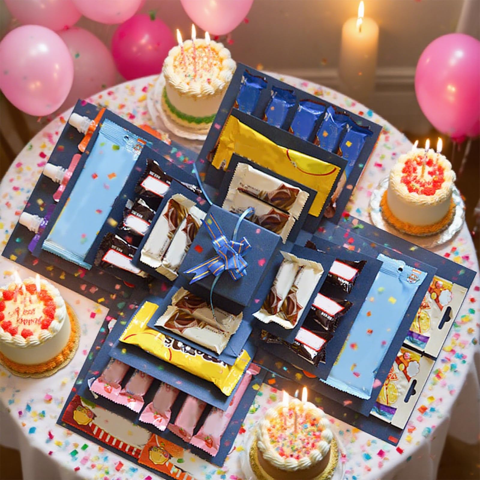 YYTECH Verrassingsdoos, 5-laagse creatieve geschenkdoos