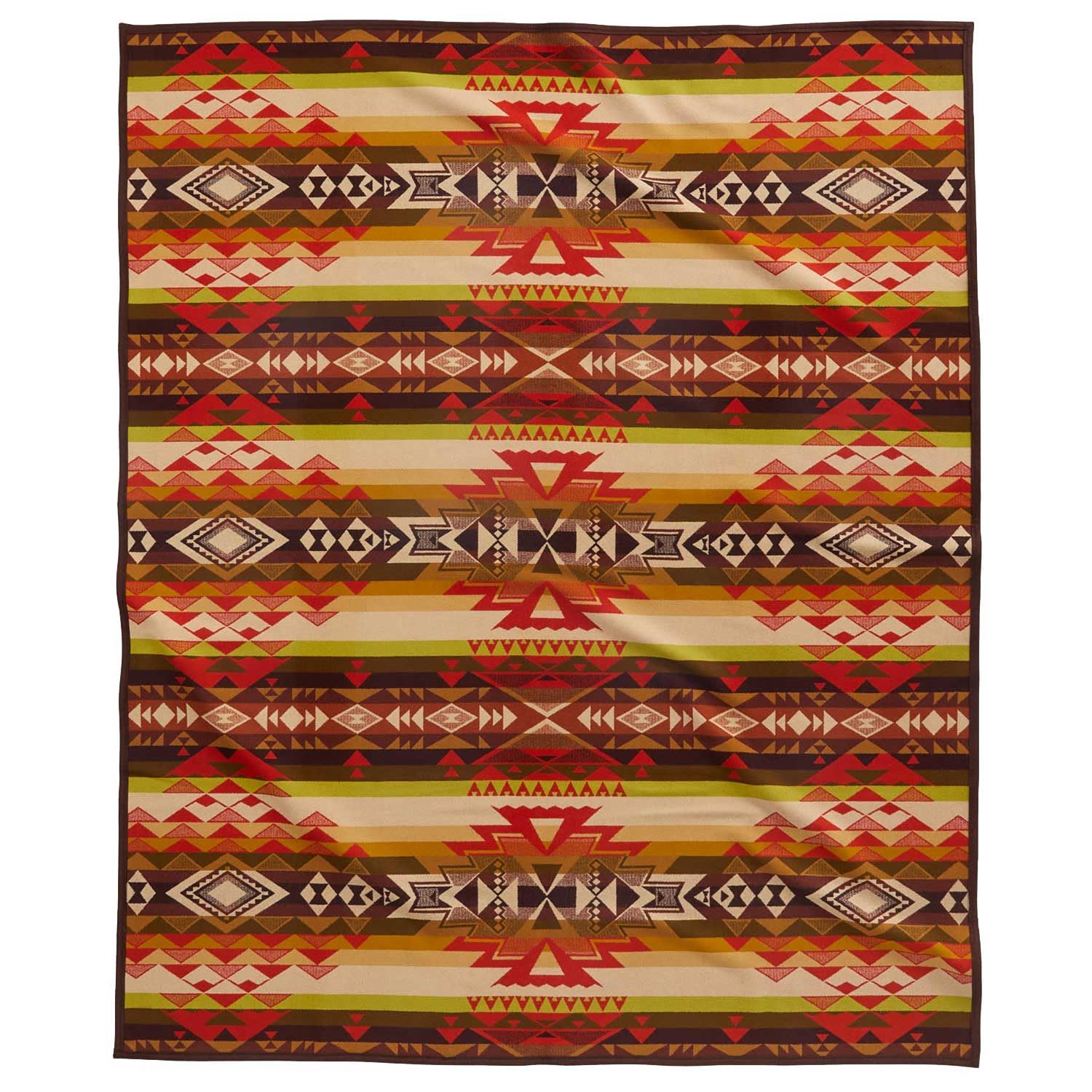 Amazon｜PENDLETON ハイランドピーク ツインブランケット - レッド