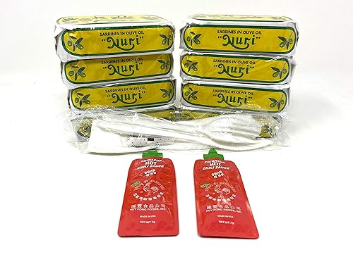 Miniatura 3 de NURI Sardinas portuguesas en aceite de oliva - Paquete de 8 - (latas de 4.4 onzas)