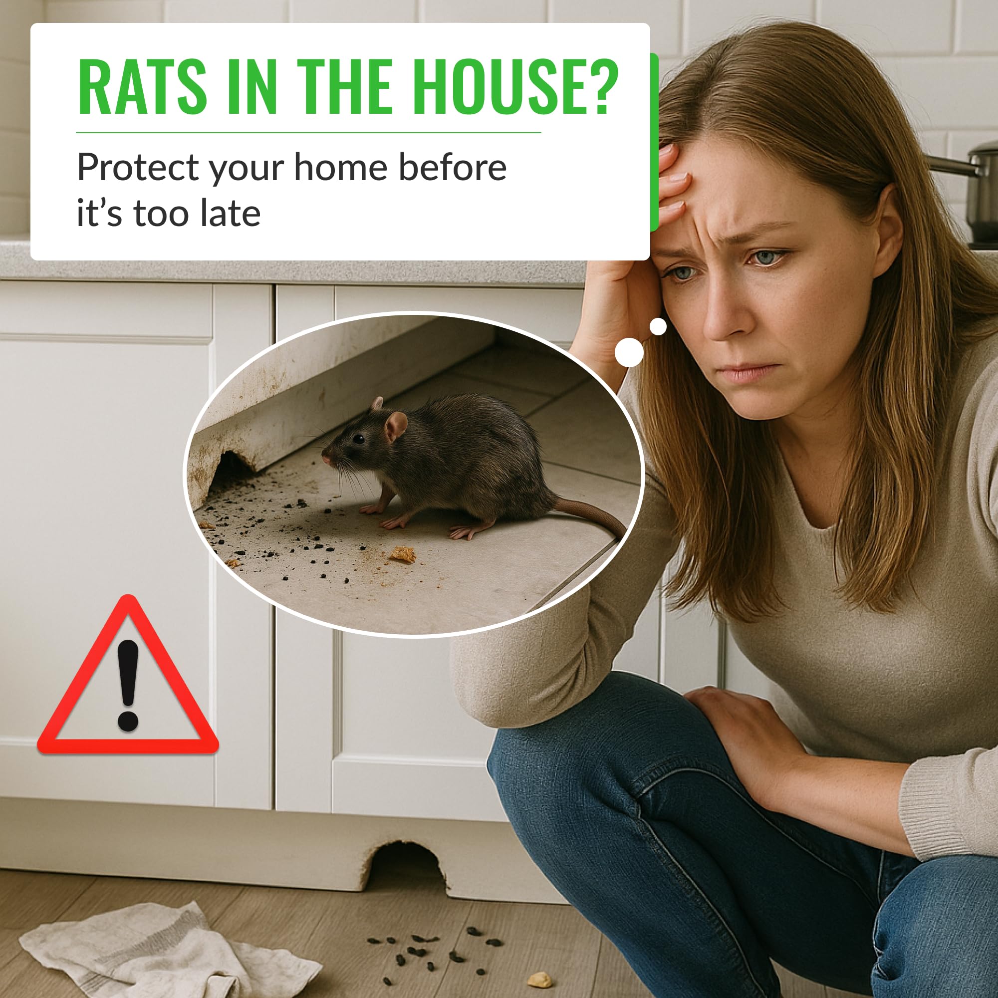 Mice&Co 4 x Bait Boxes for Rats and Mice - Professional Poison Bait Station | Effective Indoor & Outdoor Heavy Duty, Tamper Resistant & Lockable (Transparent) - Image 3
