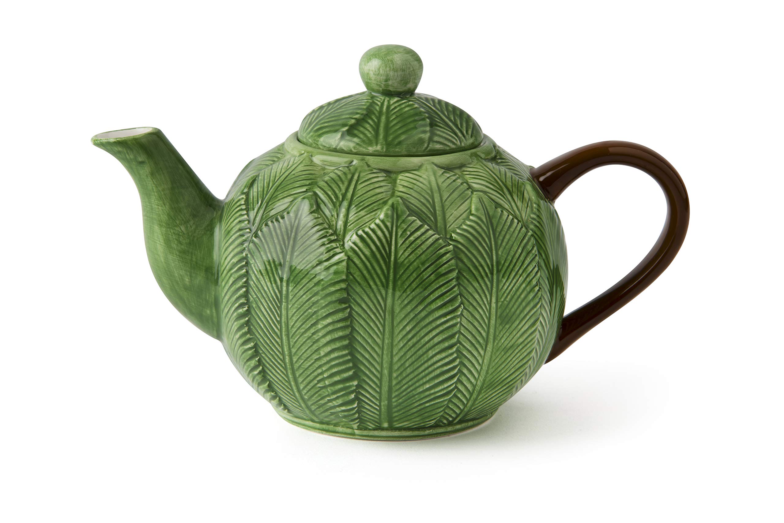 Excelsa Foliage Teapot, Ceramic