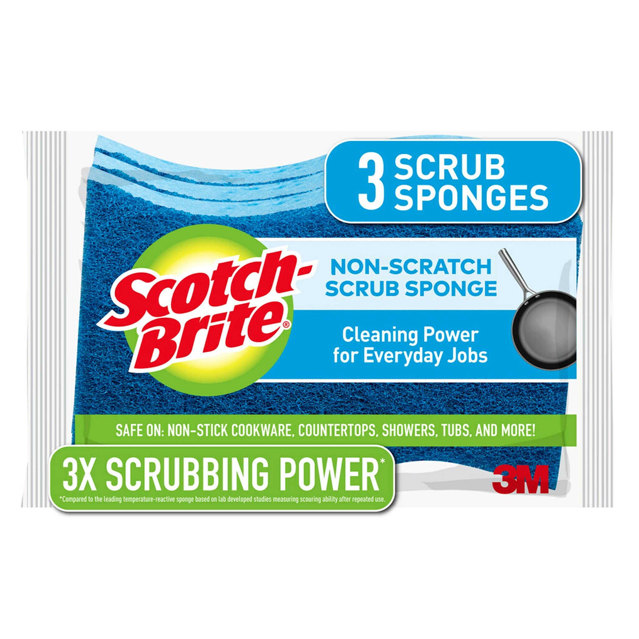 Buy ScotchBrite NonScratch Scrub Sponges, For Washing Dishes and