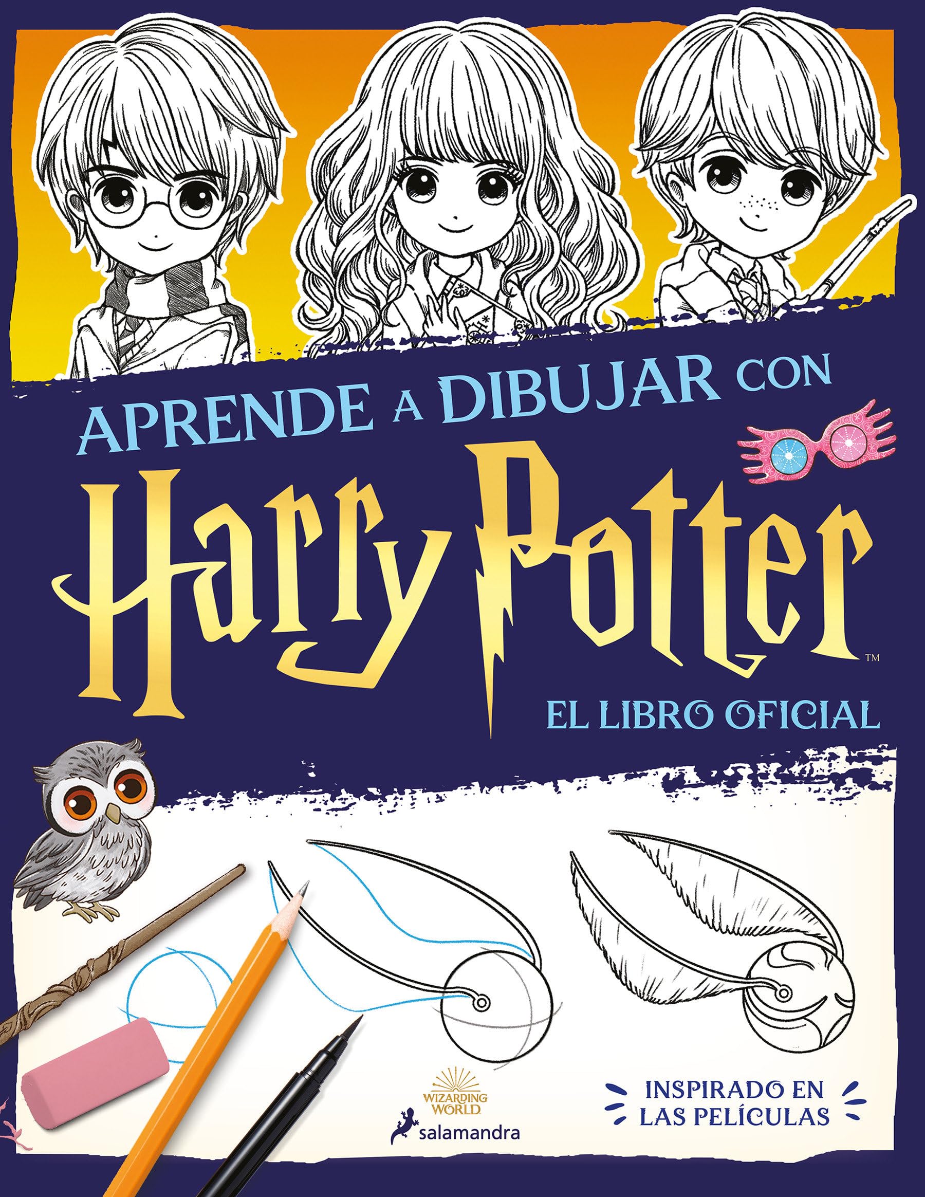 Aprende a Dibujar Con Harry Potter (El Libro Oficial) / The Official Harry Potter How-To-Draw: Inspirado en las películas