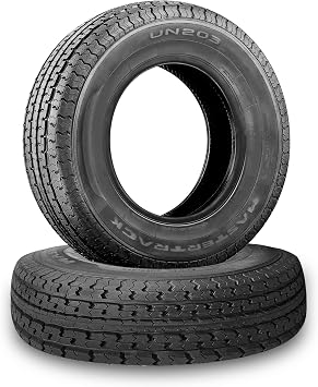 Set of 2 UN203 ST215/75R14 102/98N 6 Ply Load Range C Radial Trailer Tires- ST 215/75/14 -