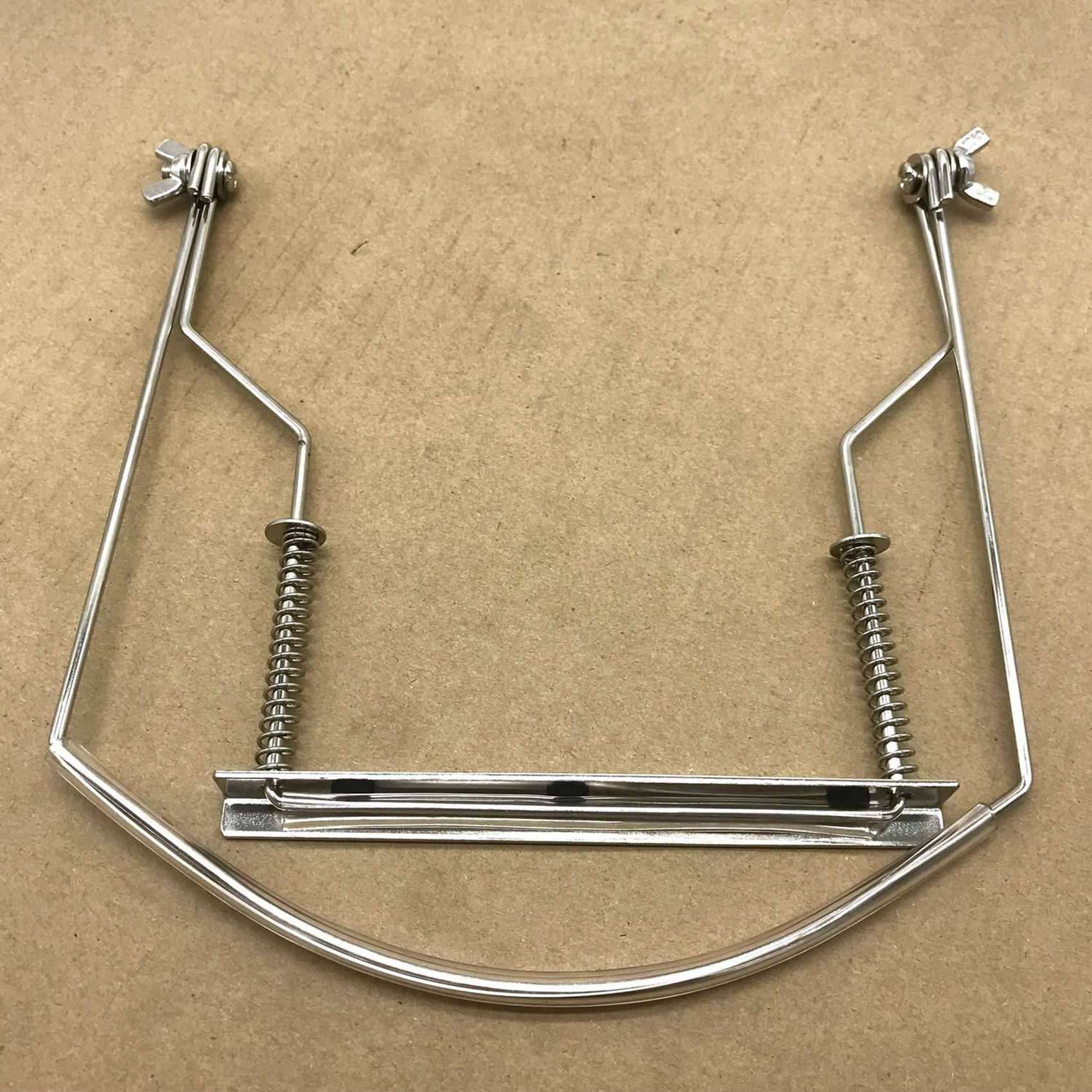 Lot de 5 supports de manche pour harmonica - 10 trous - Argenté