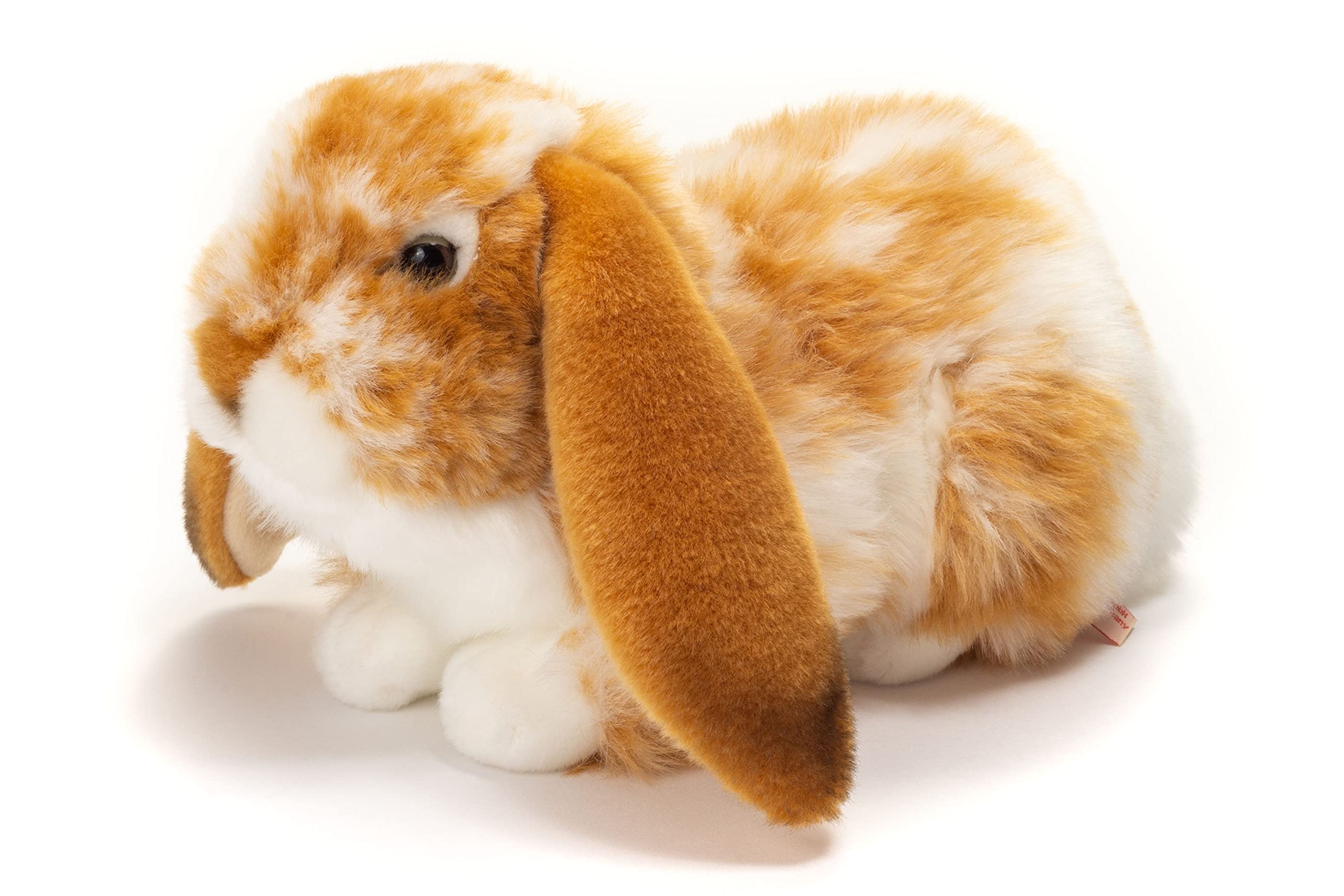 Teddy Hermann 93791 Coniglio ariete sdraiato 30 cm, peluche