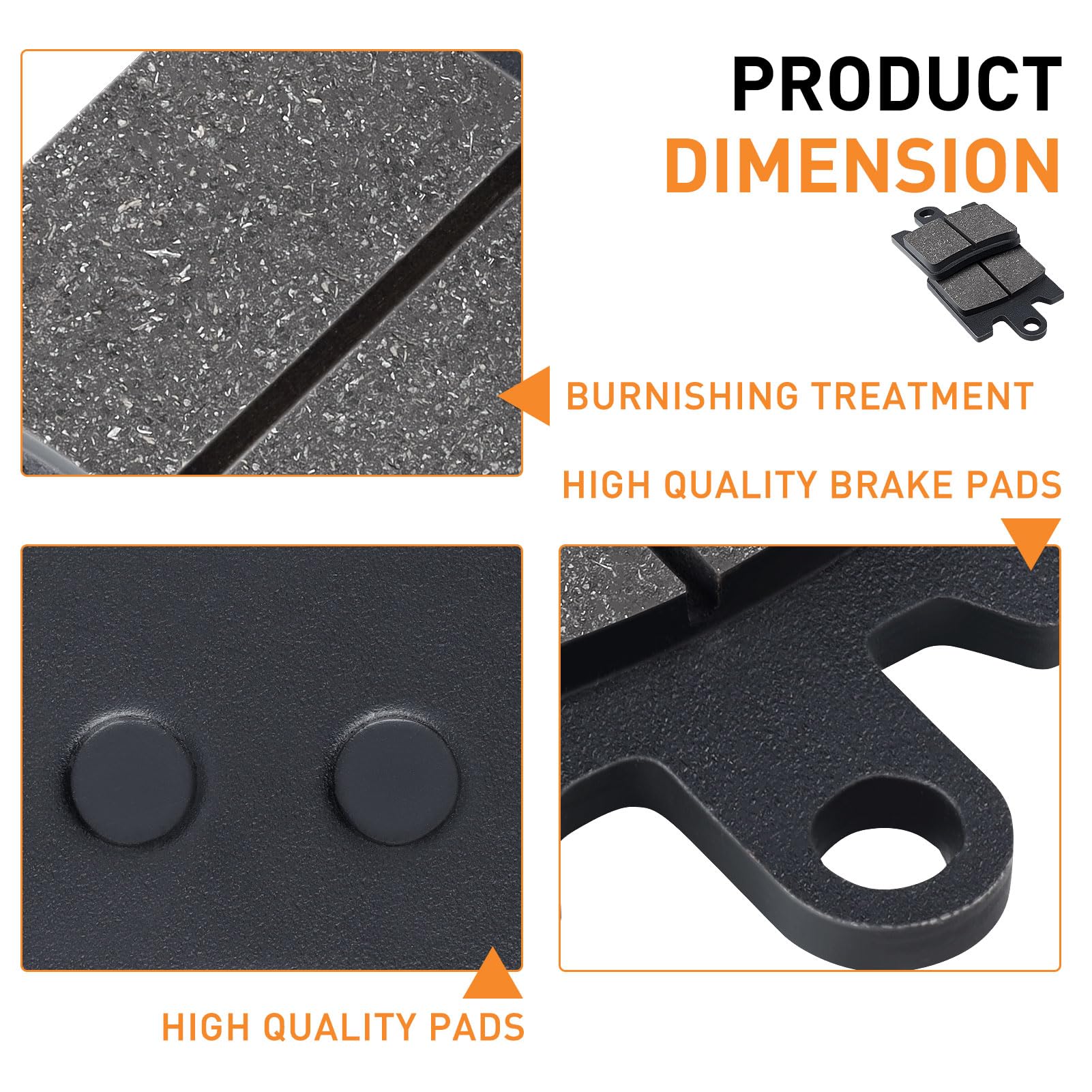 Pastiglie Freno Anteriore Posteriore per Suzuki AN 250 Burgman 1998-2006 AN400 Burgman 400 1999-2000