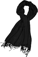 Vista 3 de Sakkas - Chal liso, suave y sedoso Negro