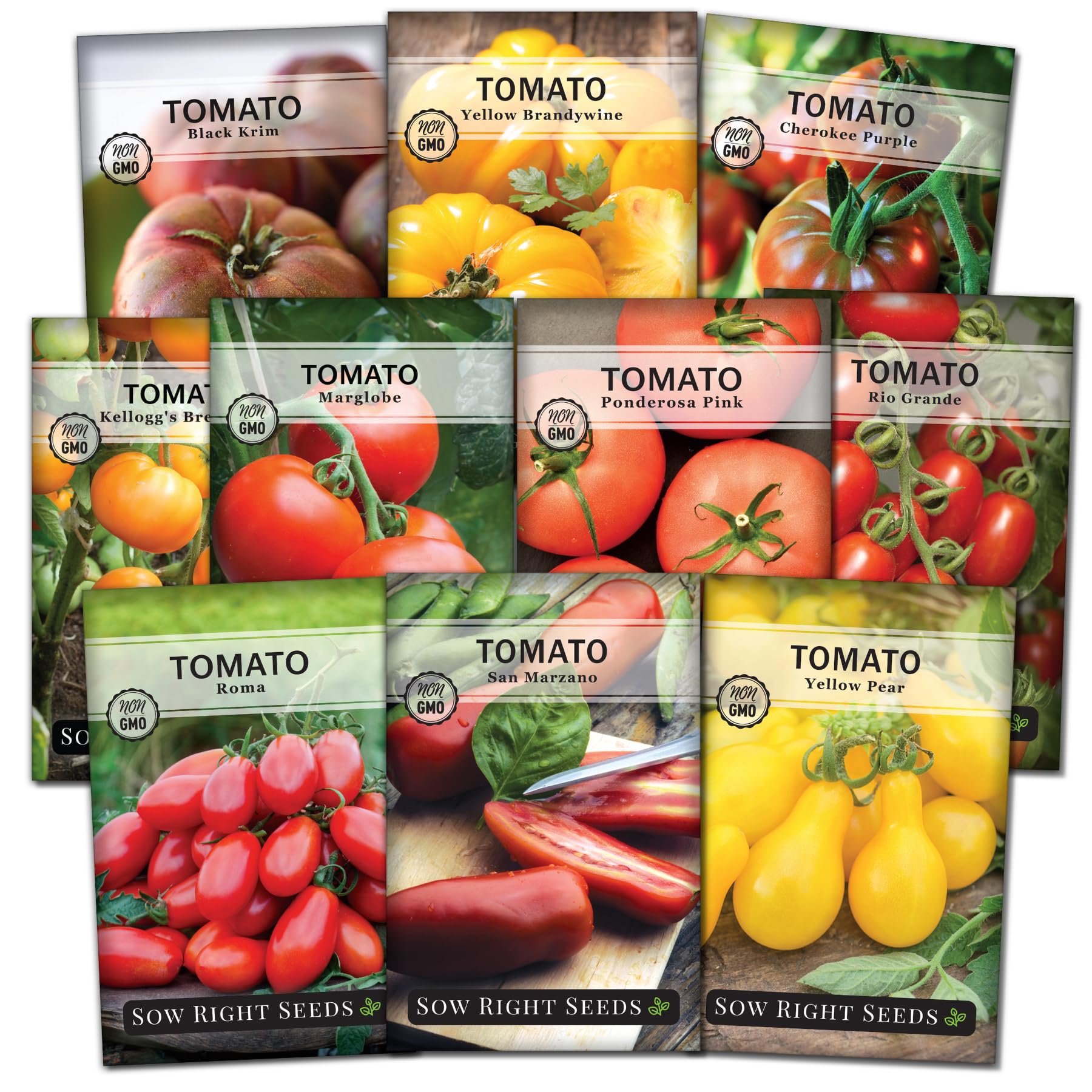 Sow Right Seeds 10 Tomato Seed Collection