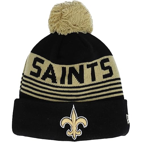New Era Youth Proof Cuffed Knit Hat with Pom