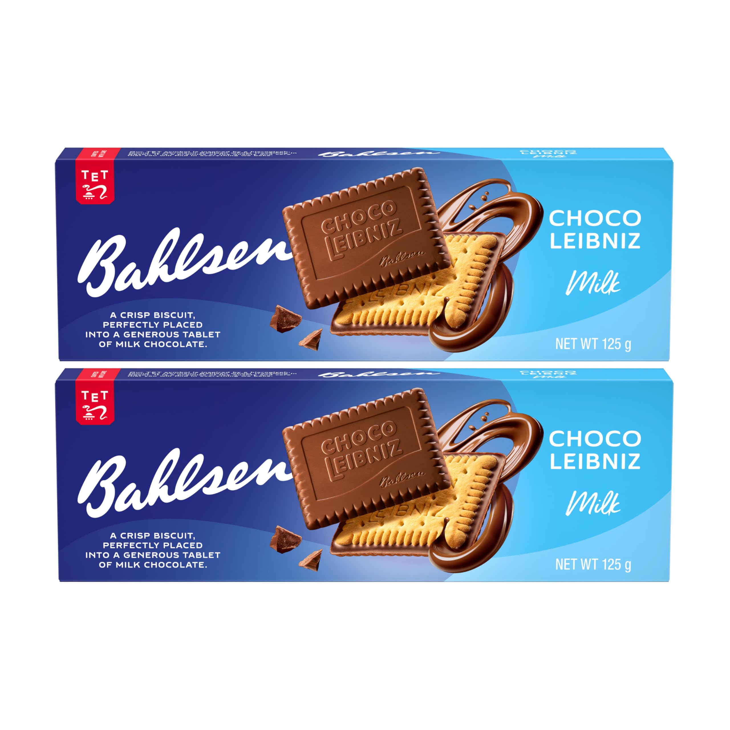 Choco Leibniz Crunchy Crisp Layer Biscuit Full Of Milk Chocolate For Everyone - 125 G - Pack Of 2
