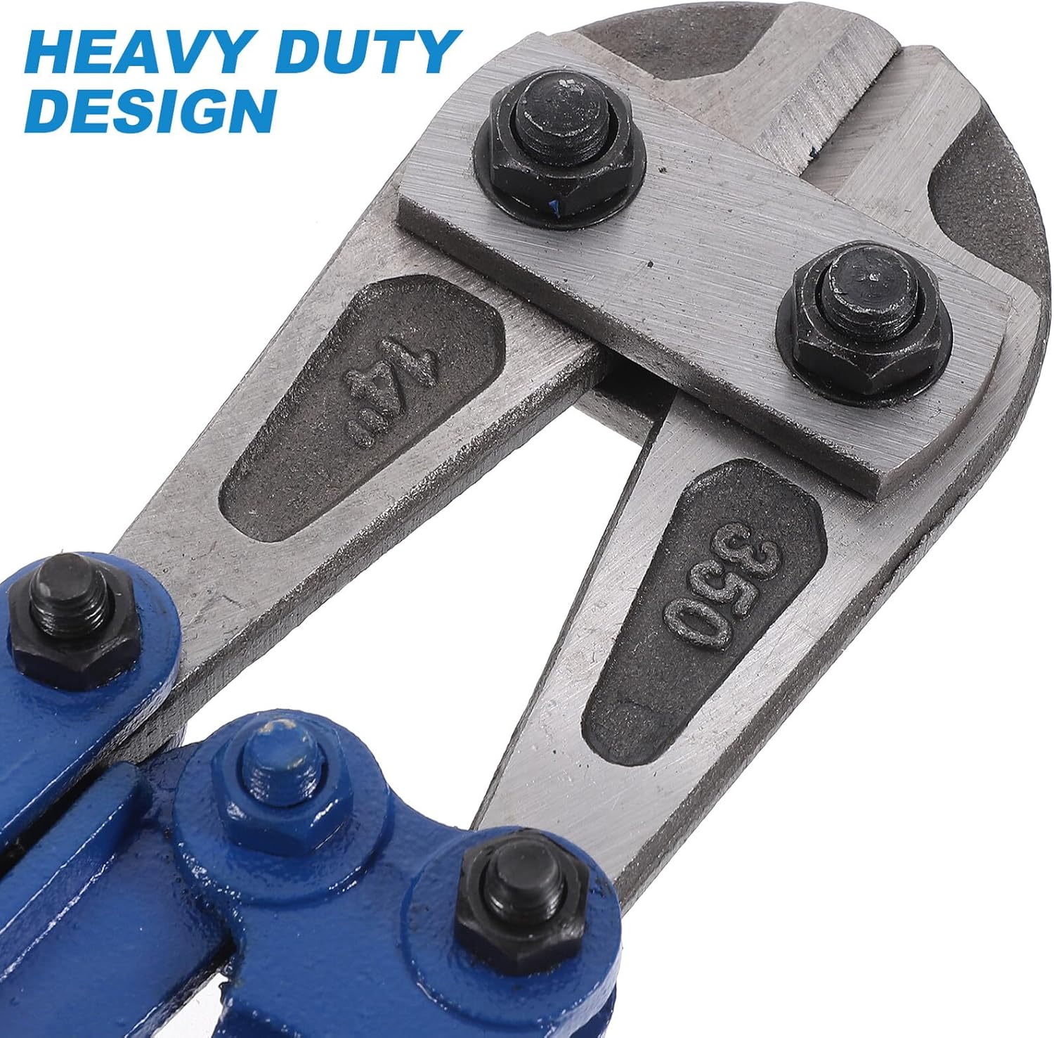 Heavy-duty Bolt Cutter Ergonomic Rubber Grip Steel Cable Cutter for Wire Chain Link Fence Rebar Cutting Labor-saving Hand Tool for Electricians and DIY Use