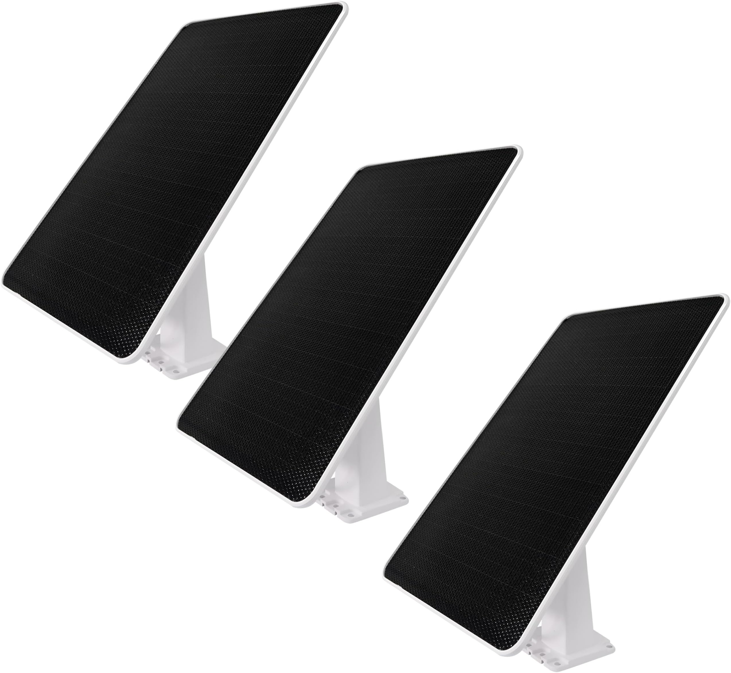 Solar Panel for IP Security Cameras | Easy Installation with Adjustable Stand | 9W Perfect Power in Low Brightness | Compatible with Ezviz C3A and BC1C, 3 Units