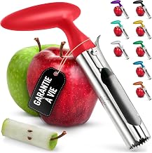 Zulay Kitchen Apple Premium Core Drill - Easy To Use And Durable Apple For Pears Core Drill Remover, Peppers, Fuji, Honeycrisp, Gala And Pink Lady Apples - Stainless Steel Best Cooked